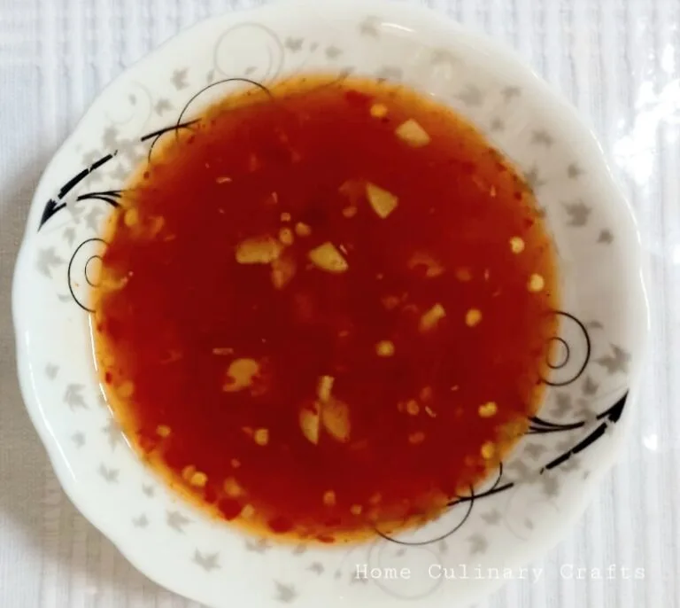 Homemade Red Chilli Sauce