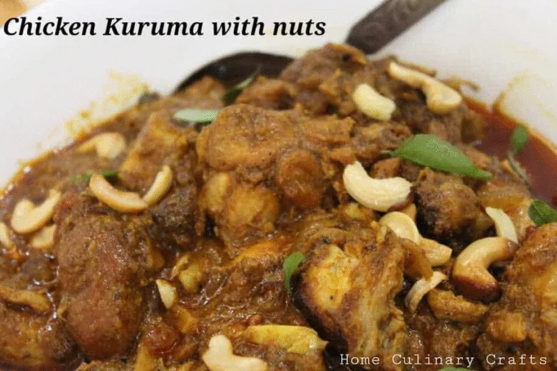 Chicken Kuruma with Nuts