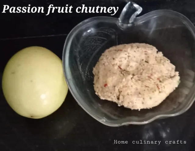 Passion fruit chutney