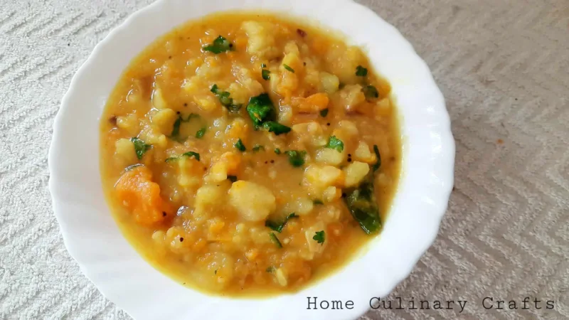 Mashed Potato and Carrot Masala