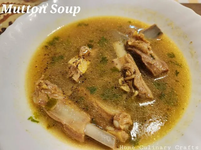Mutton soup