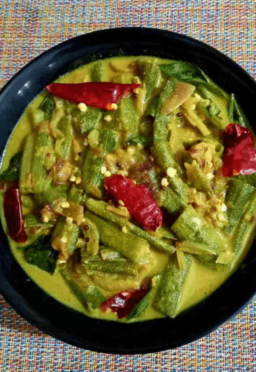 Okra in Creamy Coconut Milk
