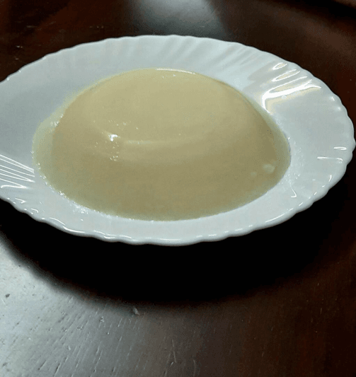 Tender coconut pudding