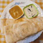 Crispy Ghee Roast Dosa and Coconut Chutney