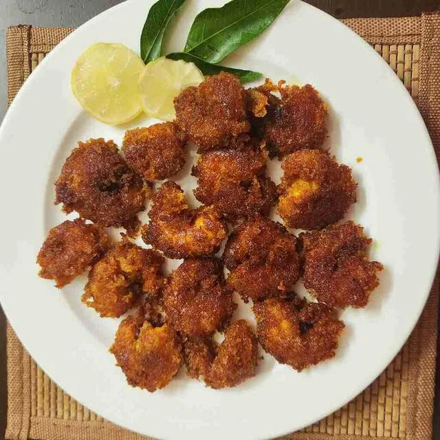 crispy fried prawns