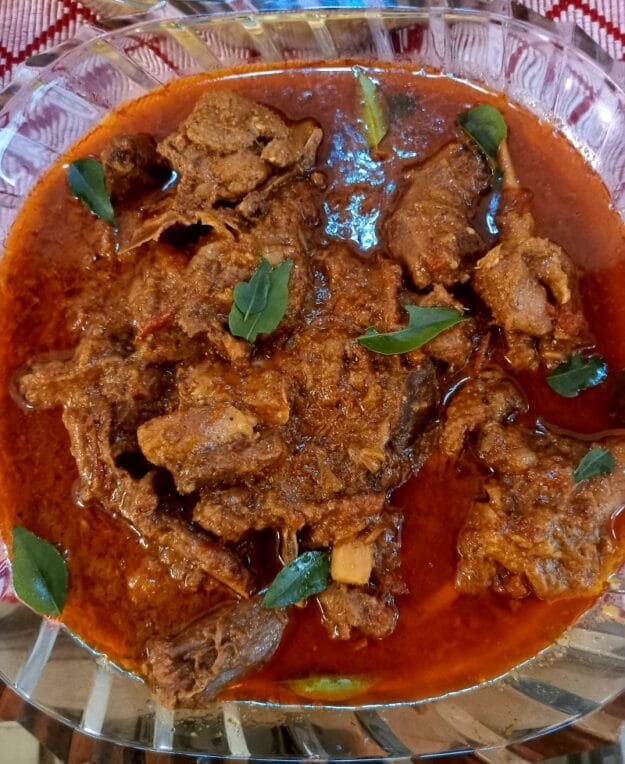 Kerala-style duck curry