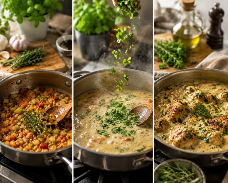 When do we need to add Herbs during Cooking ?